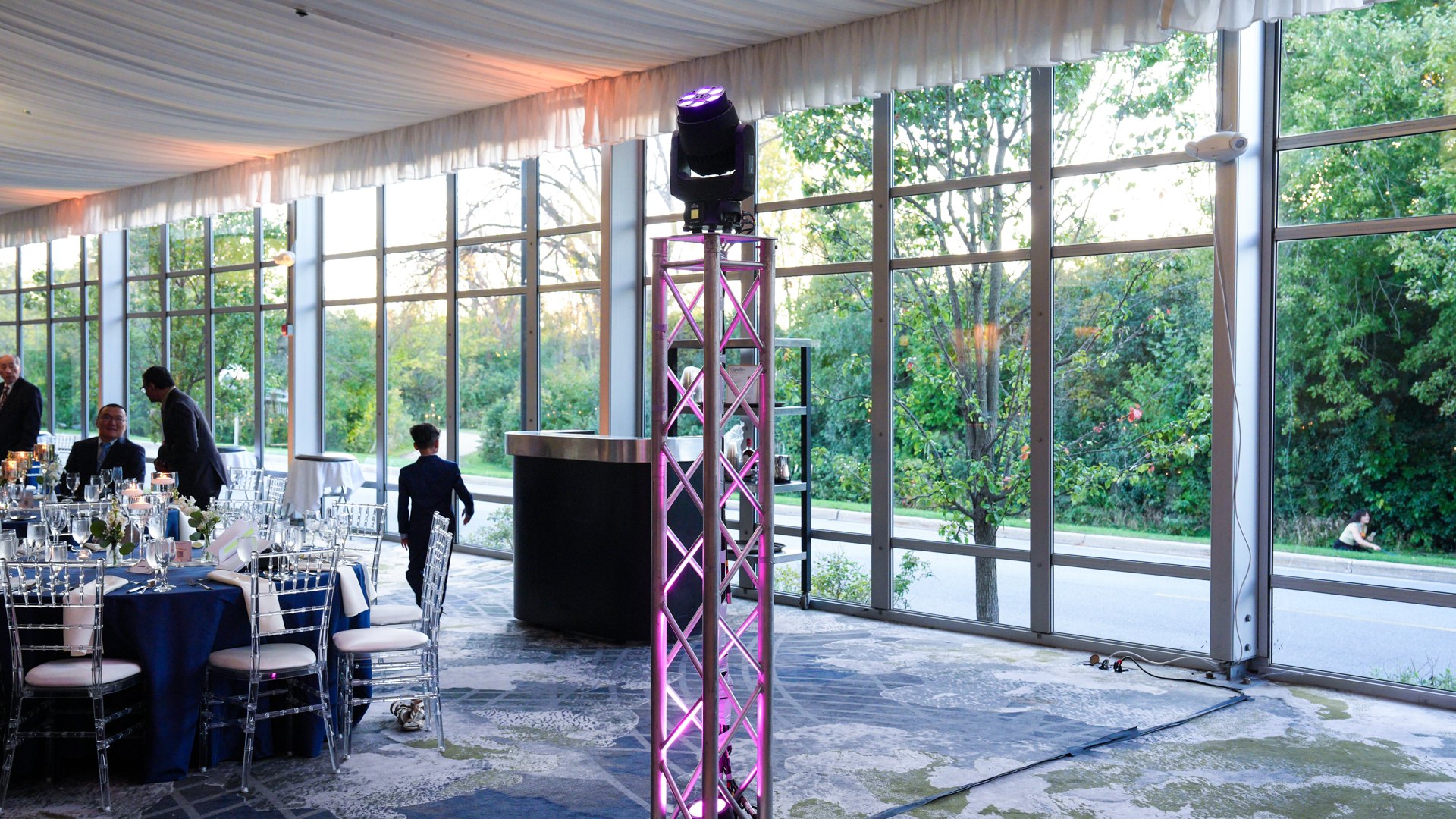 Wedding reception sound and DJ setup — One Idea Entertainment