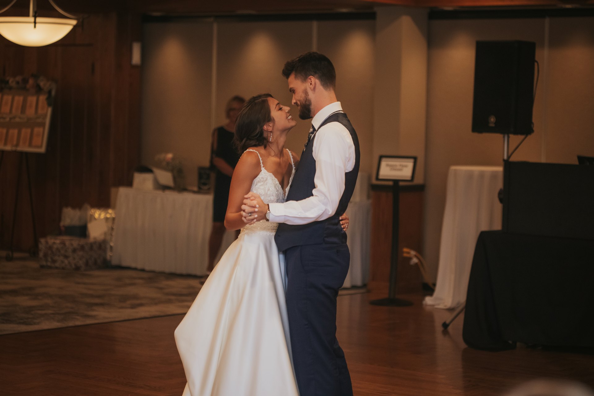 Bride and groom sharing their first dance — One Idea Entertainment
